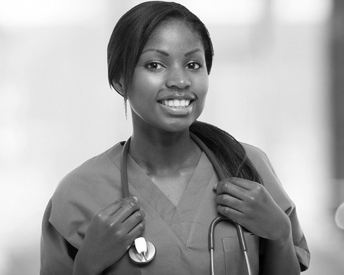 Nurse with stethocope